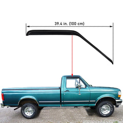 Lightronic window visor on Ford F-250 enhances wind protection and insect exclusion