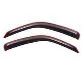 Lightronic Tacoma window visor front-left mounted for UV protection and airflow.