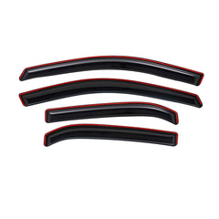 Lightronic window visor rain guard with UV protection reduces glare.
