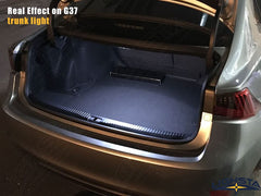LIGHSTA trunk light reveals cargo contents, easing nighttime loading.