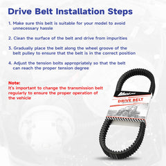 LIHAIPAI installation close-up showing alignment and tensioning for belt life.