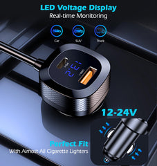 LIHAN dash cam and GPS can be powered simultaneously