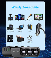 LIHAN master switch to power all outlets quickly