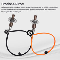 Likala stainless valve body O2 sensor withstands high temperatures for durability.