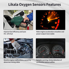 Likala dual O2 sensor kit shown as two-piece replacement.