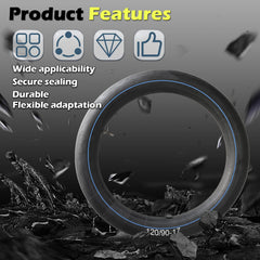 LikeLion inner tube 120/80-17 TR4 versatile compatibility for multiple motorcycle tires on road