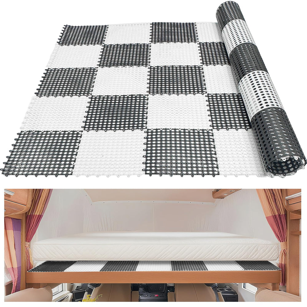 LILXIU mattress underlay panels snapping together for a customizable RV sleeping surface