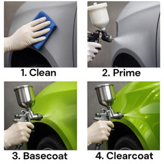 LiME LiNE 2K clear coat with 4:1 mix ratio for reliable application.