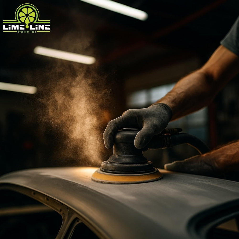 LiME LiNE primer drying in a warm workshop