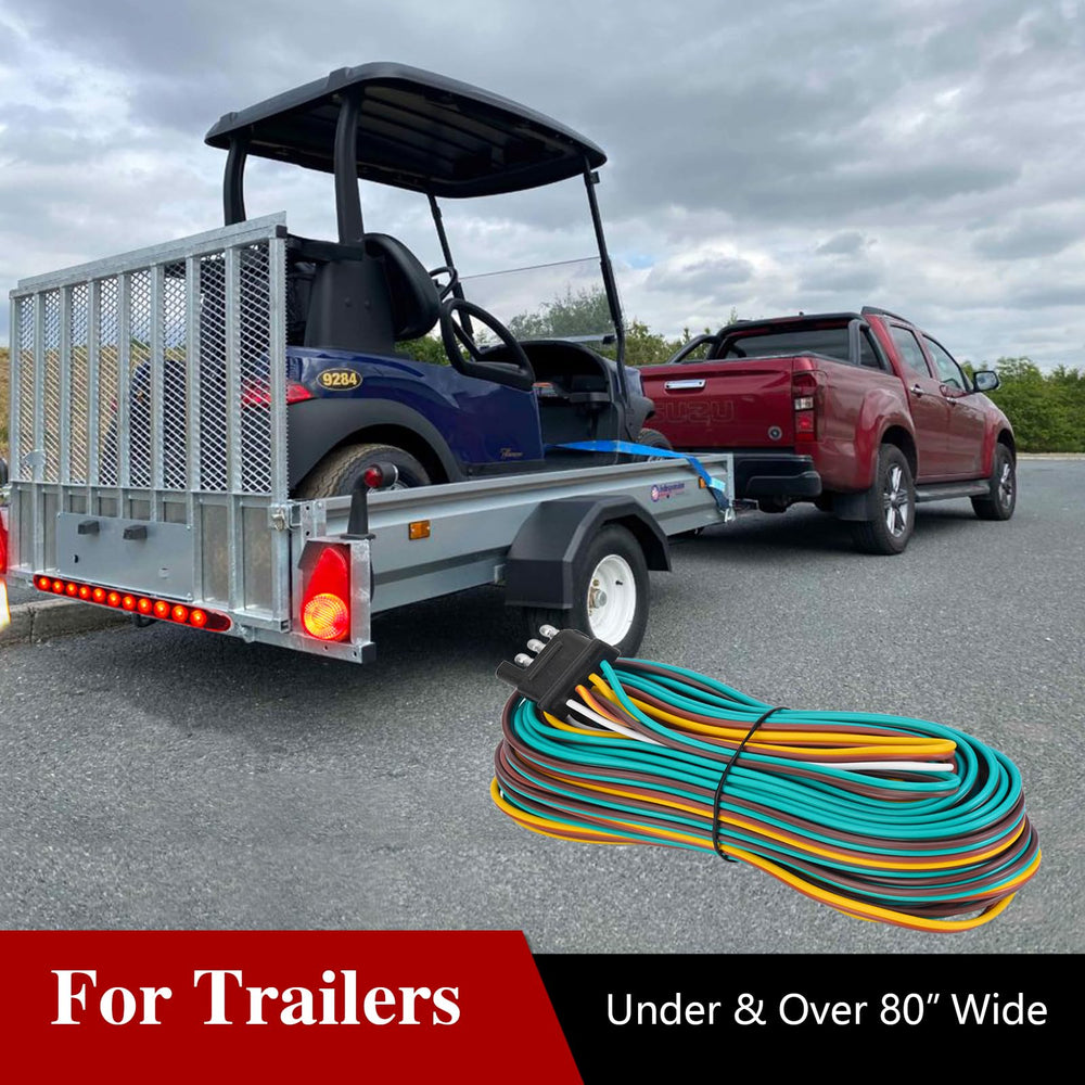 LIMICAR 18 AWG color-coded wires simplify wiring during trailer setup