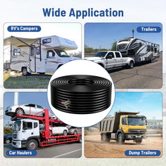 LIMICAR 7-way trailer wire designed for both DIY projects and professional trailer wiring.