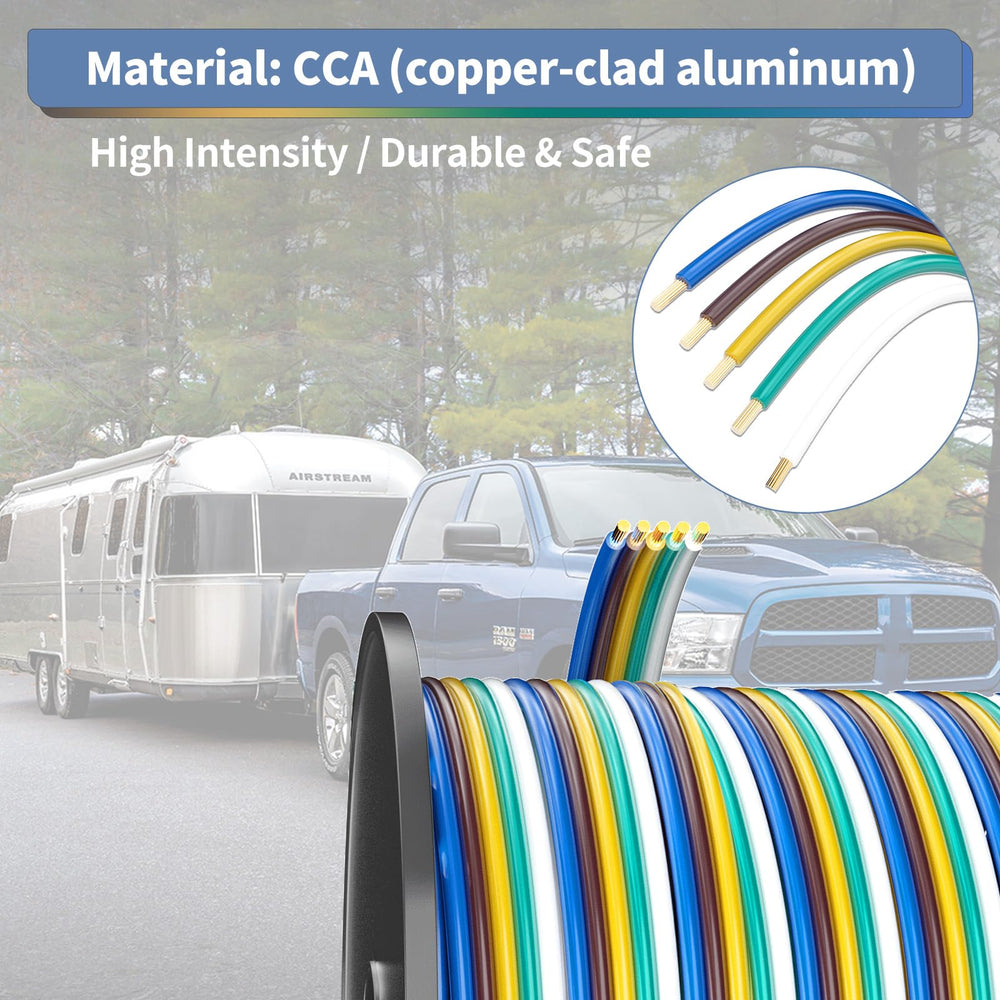 LIMICAR blue brake wire supports electric braking compatibility on trailers
