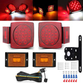 LIMICAR LED trailer light kit tail lights installed for clear signaling on the road