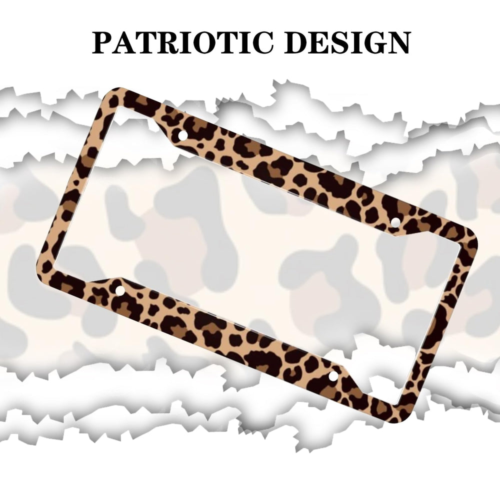 LIN KANG leopard frame includes hardware for quick, tool-free installation.