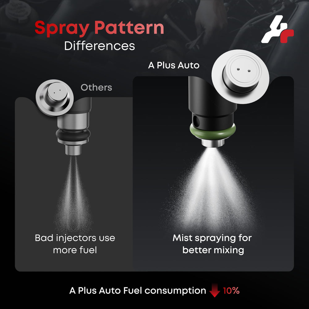 Lincoln Mark LT injector detail supporting consistent fuel spray.
