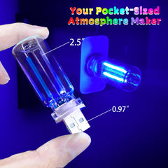 LINFGWNF touch-control USB light lights with a tap and adjusts brightness.