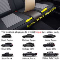 LINGVIDO black/gray interior adds a refined look to sedans and SUVs.