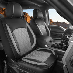 LINGVIDO front seat covers protect Ford F-Series seats during daily drives.