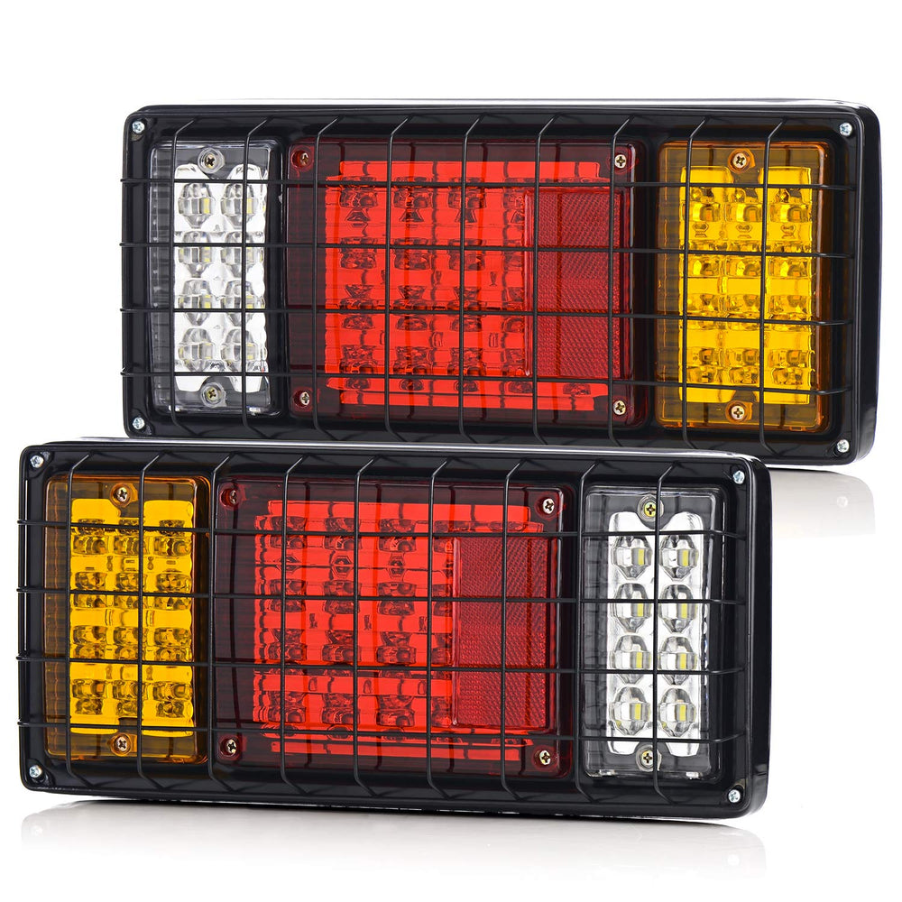LINKITOM 40 LED truck tail light bar with clear PC cover for high visibility.