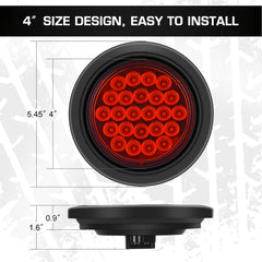 LINKITOM IP67-rated waterproof round light protects against rain and dust