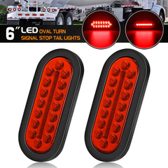 LINKITOM 6in submersible oval light rear view improves visibility from behind