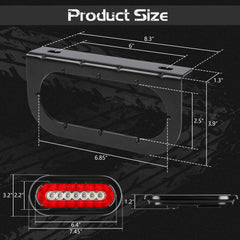 LINKITOM brake-turn-tail-lights enable versatile signaling on trailers