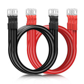 Linkstyle 6 PCS 4 AWG battery cables with 12 inch length for strong power links.