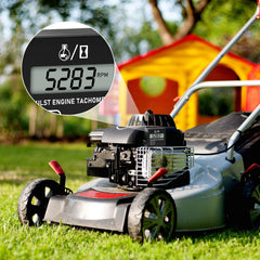 Linkstyle compact tachometer fits tight engine spaces.