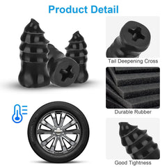 Linkstyle rubber plug close-up highlighting wear-resistant threads.