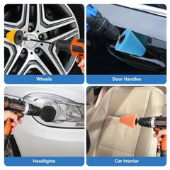 Linkstyle wheel hub polish attachment reaches tight areas.