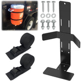 Linone water cooler rack mounted on trailer for easy potable water access