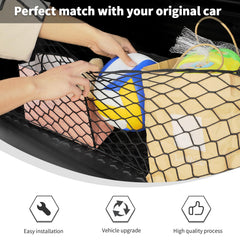 Keeps larger items secure during turns and sudden stops on the road.