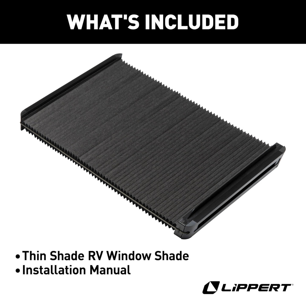 Lippert Thin Shade EcoCell quiet operation when adjusted