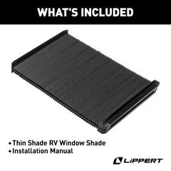 Lippert Thin Shade EcoCell quiet operation when adjusted