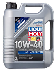 Liqui Moly MoS2 10W-40 oil pack of four 1L bottles for year-round protection.