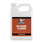 Liquid Rubber RV Smart Cleaner bottle demonstrates easy roof cleaning and restoration