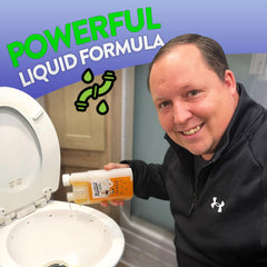 Liquified RV Toilet Treatment made-in-usa badge highlighting US production