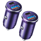 LISEN USB-C car charger front view for fast charging on the go.