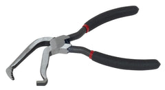 Lisle 37980 angled-tips pliers for easy access and safe connector removal.