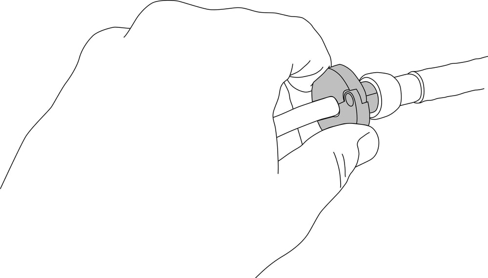 Lisle 39210 tool with hinged design enabling easy insertion in tight spaces