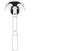 Lisle 56650 two-hook sizes enable versatile grasping of oil seals in tight spaces.