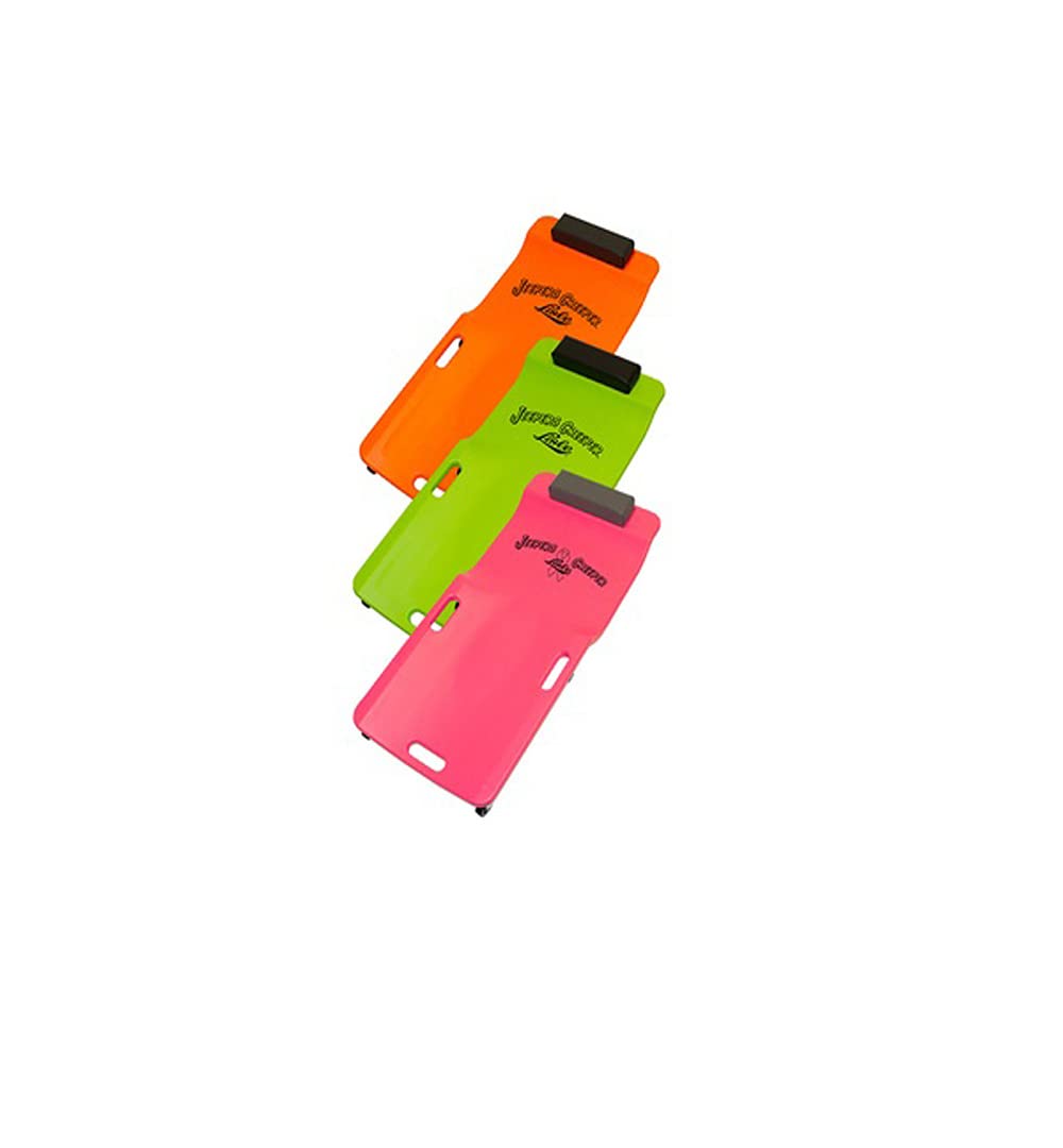 Lisle 99102 creeper rollers close-up highlighting replaceable 2-inch urethane wheels