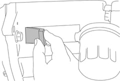 Lisle harmonic balancer bolt removal tool helps quick disassembly with a wrench.