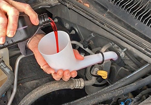 Lisle offset-funnel-spout-offset-detail shows six-and-three-quarter inch reach for tight spaces.