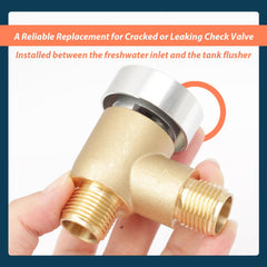 Lisnhlin installation view of the 571-VAC-CHK-A valve