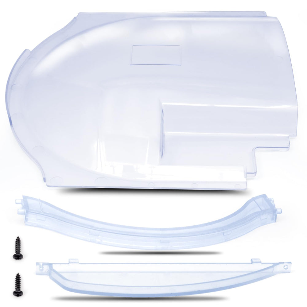 Lisnhlin clear bubble slider panel for RV screen doors, improving visibility and smooth operation.