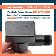 Lisnhlin replacement for cracked or leaking valves reducing backflow and contamination risks