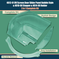 Lisnhlin RV screen door kit simplifies replacement with included hardware.