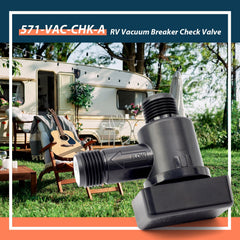 Lisnhlin RV vacuum breaker check valve inlet-outlet close-up with 1/2-inch NPT connections for easy installation