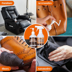 LISRUX car seat clean before and after, highlighting restored texture.